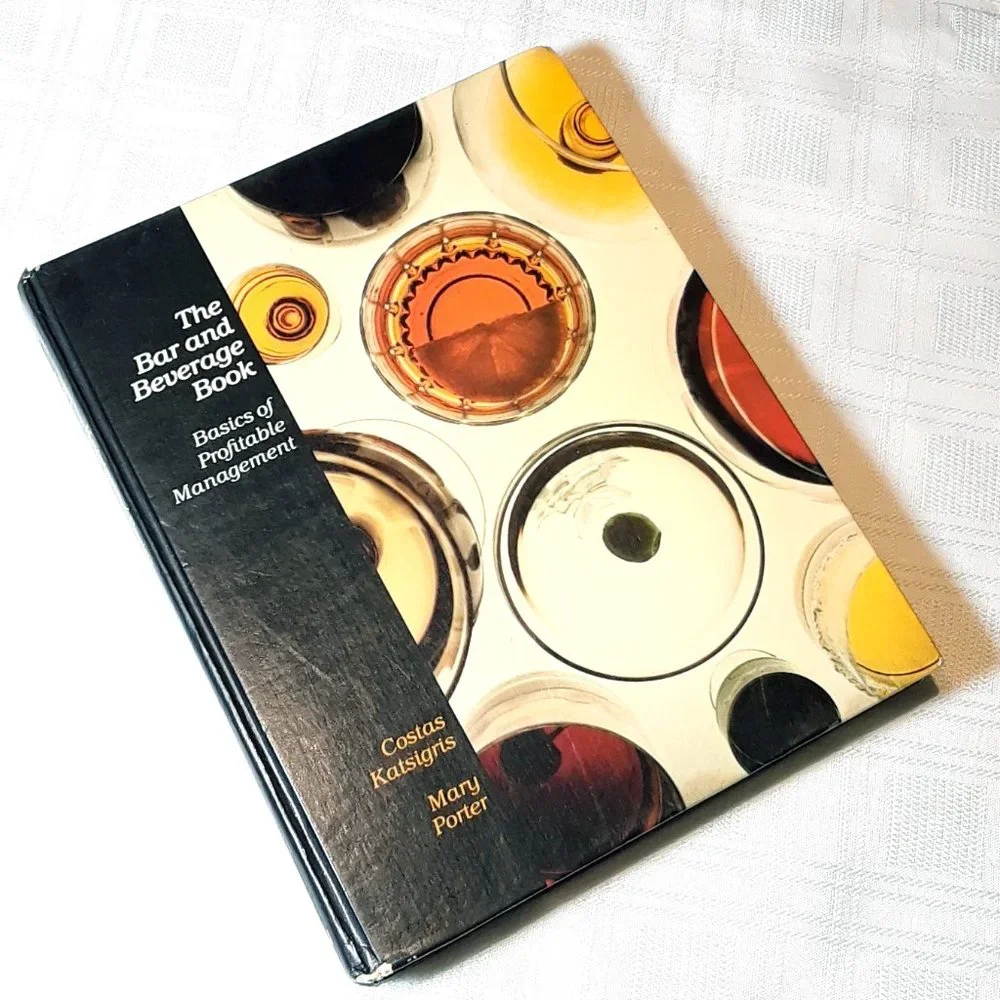 💜 The Bar & Beverage Hardback Book Basics of Profitable Management Vintage Book